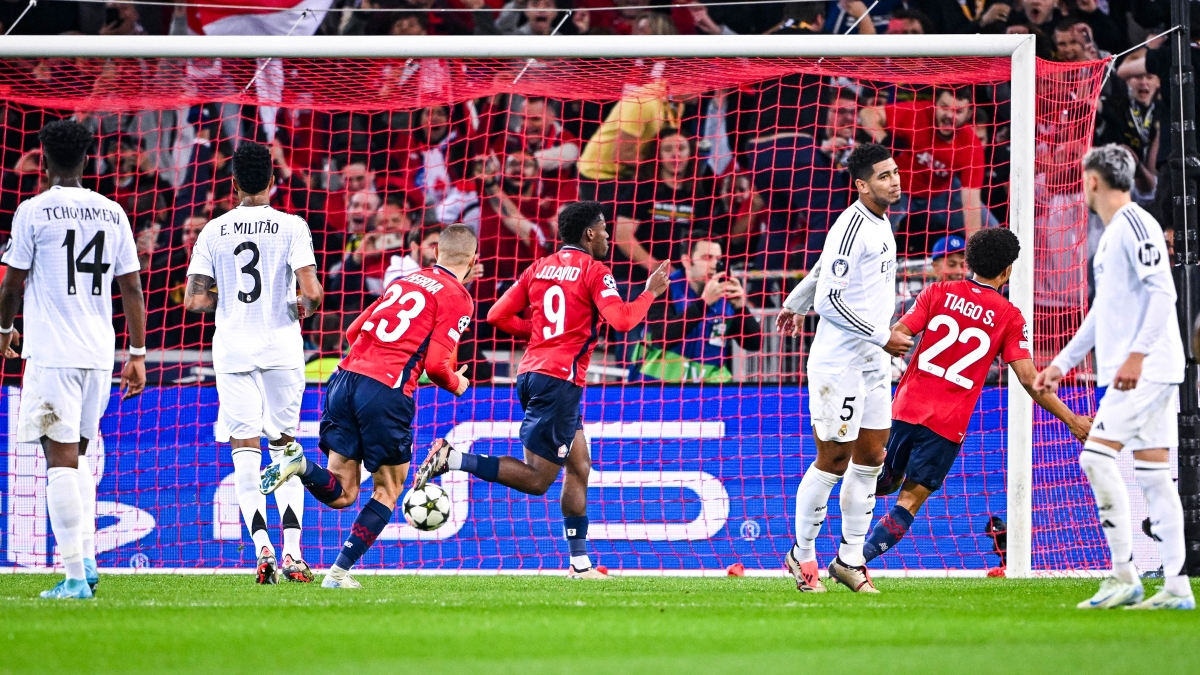 ¡Impensado! Así fue el triunfo del Lille sobre el Real Madrid en Champions League