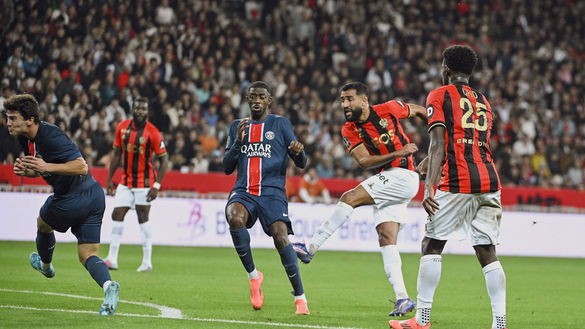 Niza le puso freno al impulso de PSG en la Ligue 1 francesa