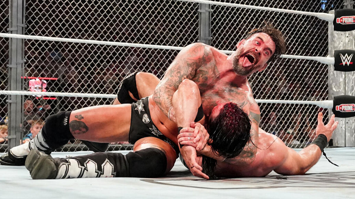WWE revivió los mejores momentos de la brutal lucha entre CM Punk y Drew McIntyre en Bad Blood