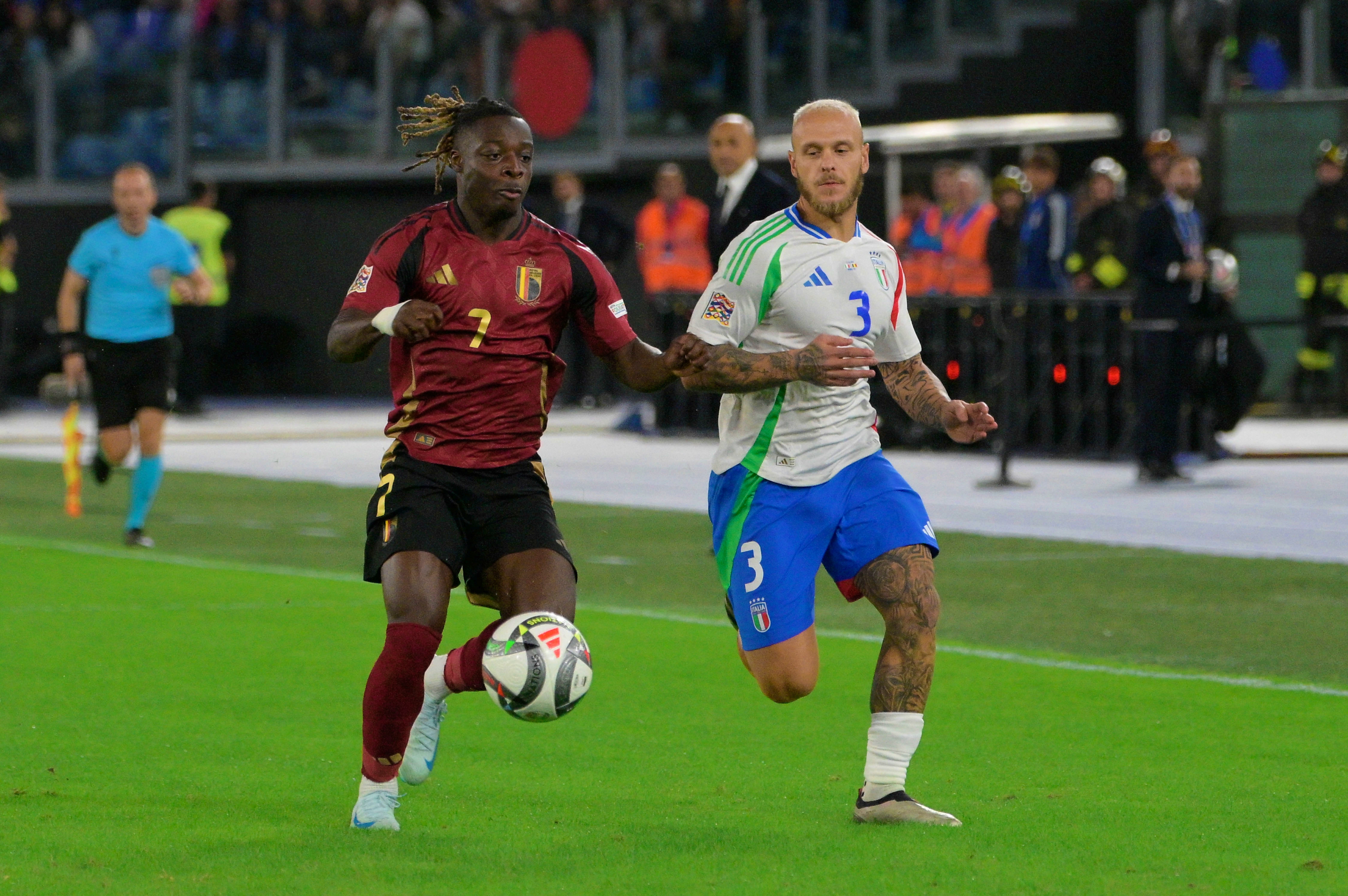 Bélgica consiguió empatar con Italia en un partidazo por la Liga de Naciones