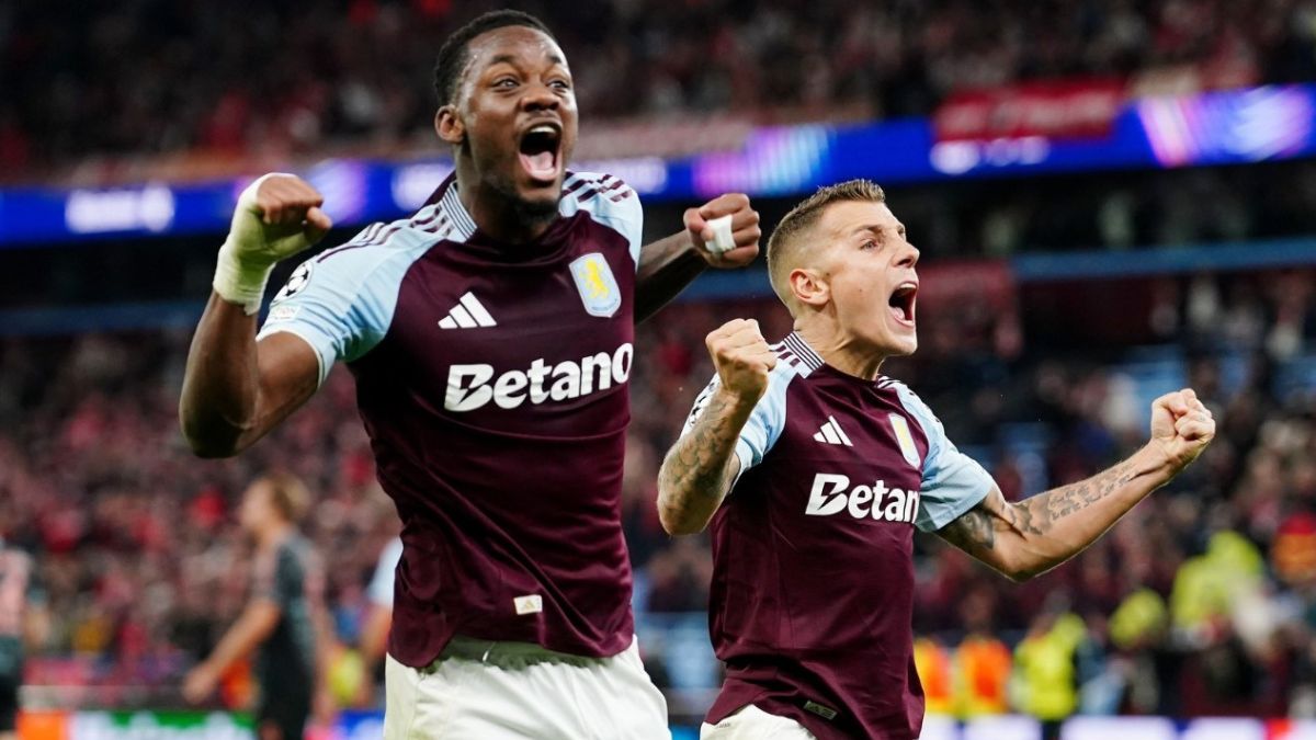 Aston Villa brilló ante Bologna por la Liga de Campeones