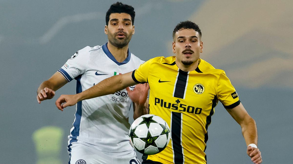 Inter de Milán aprovechó el último suspiro para derrotar a Young Boys en Champions