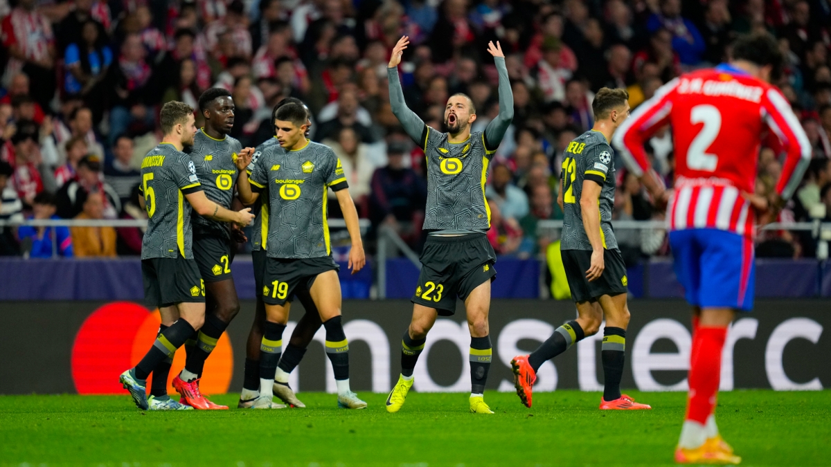 Atlético de Madrid no pudo ante el Lille en la Champions League