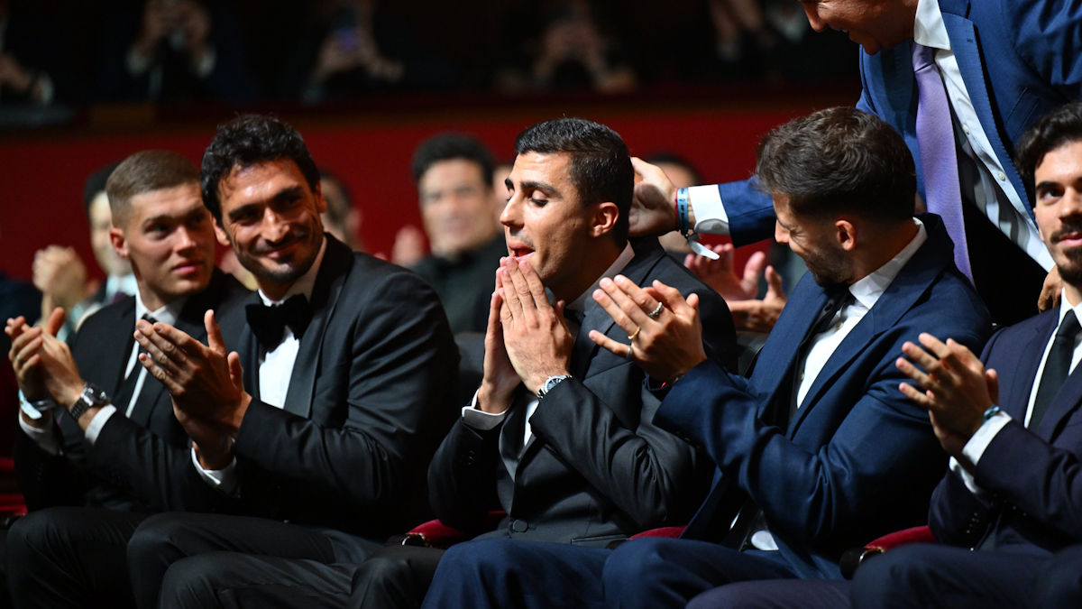 El mejor futbolista del mundo: Rodri conquistó el Balón de Oro 2024