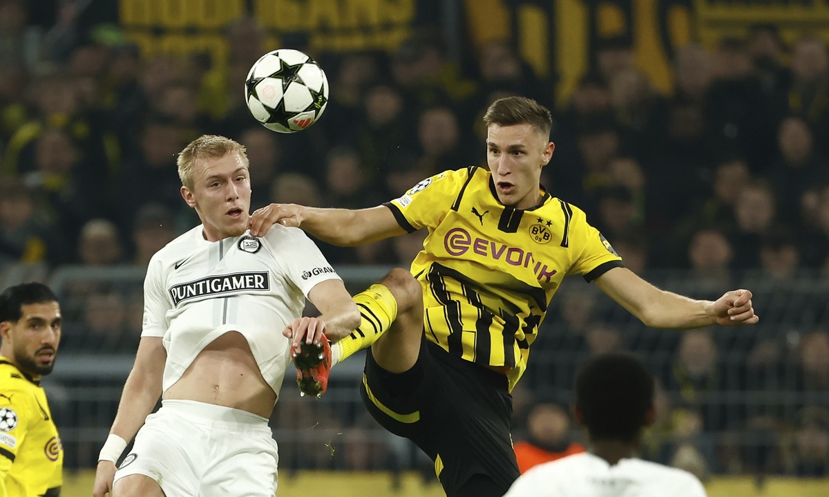 Delirio del Borussia Dortmund sobre el cierre del partido