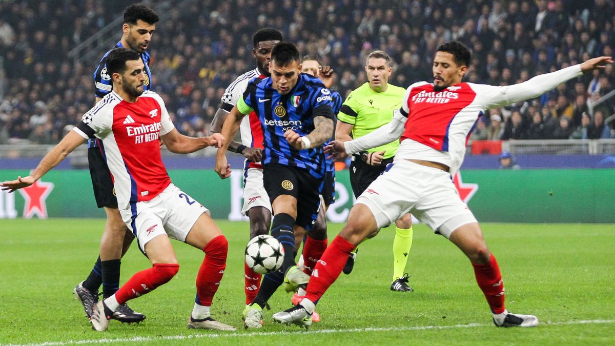 Champions League: Inter festejó y sumió en dudas a Arsenal