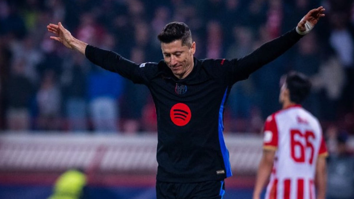FC Barcelona sigue al alza en Champions League gracias a Robert Lewandowski