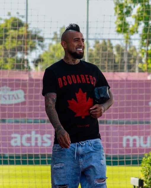 Arturo Vidal ya trabaja en La Roja en Juan Pinto Durán
