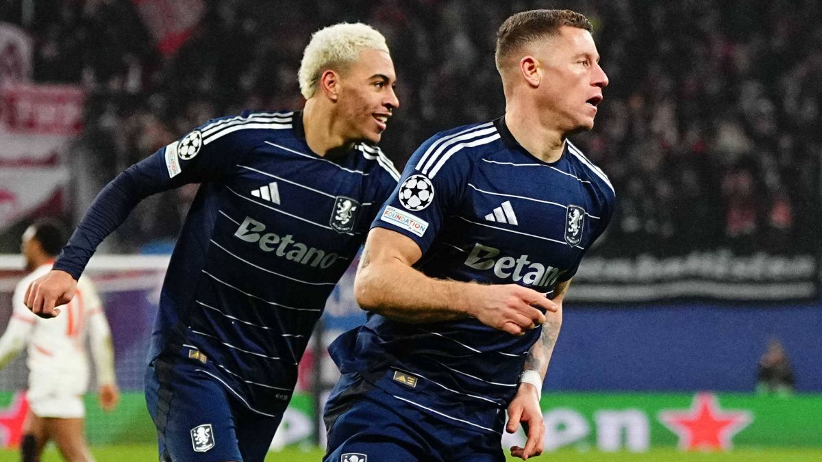 Aston Villa le ganó un partidazo a Leipzig en la Liga de Campeones