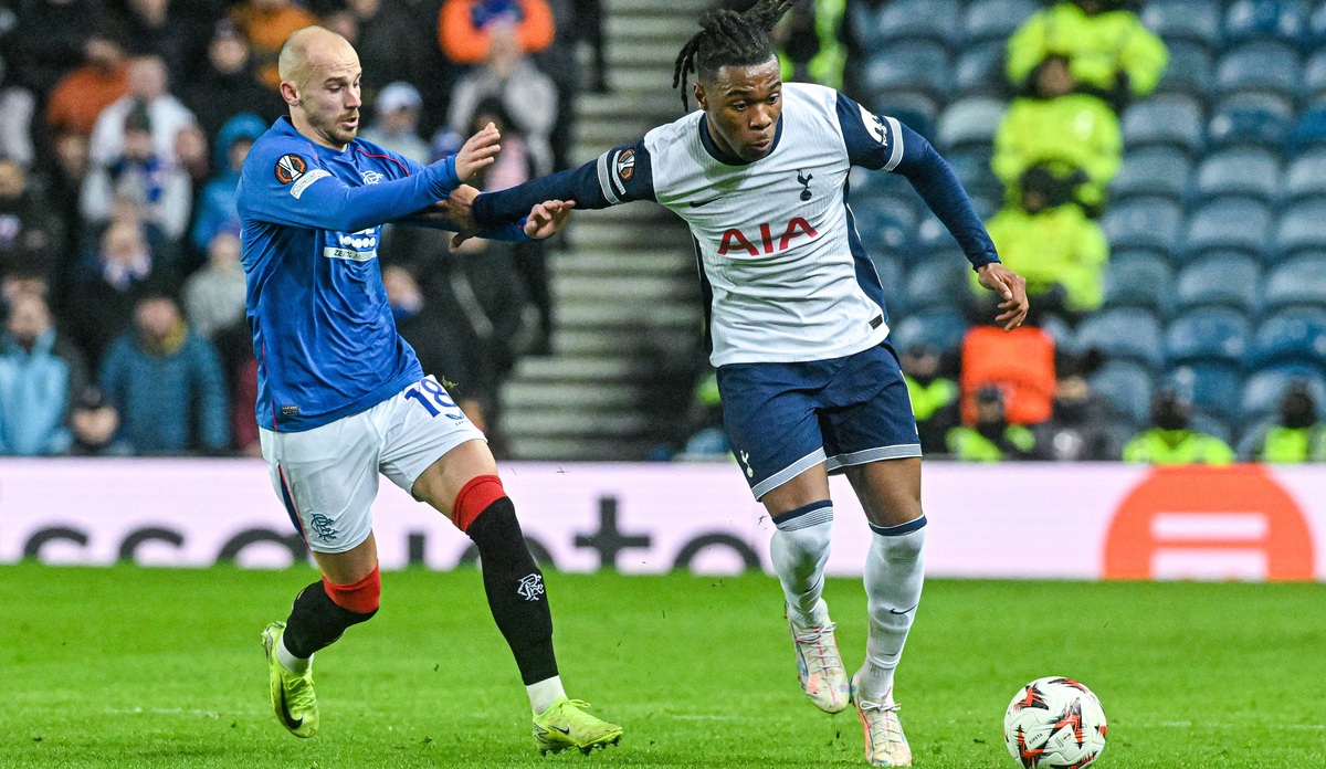 Tottenham no pudo con Rangers que lo supera en la tabla de la Europa League