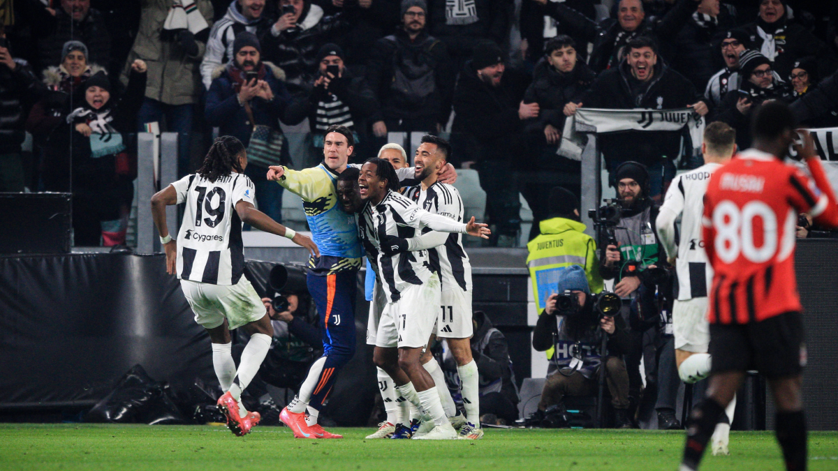 Juventus le ganó el clásico a AC Milan en Italia