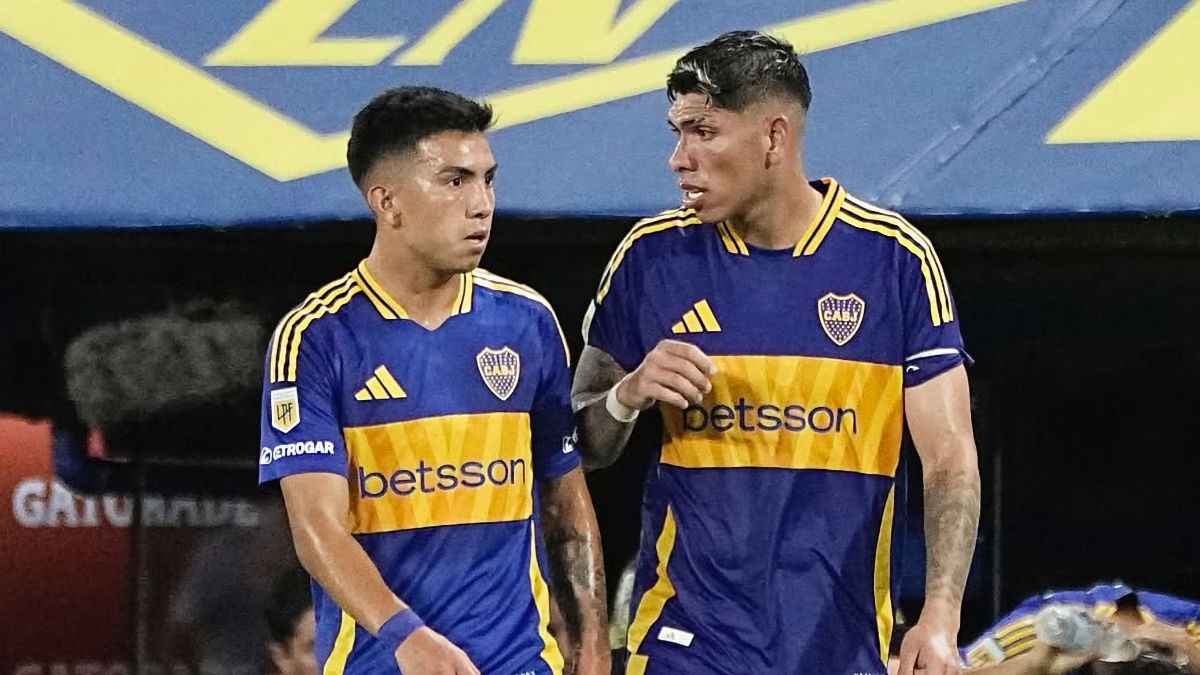 ¡Y en La Bombonera! Carlos Palacios convirtió su primer gol con la camiseta de Boca Juniors