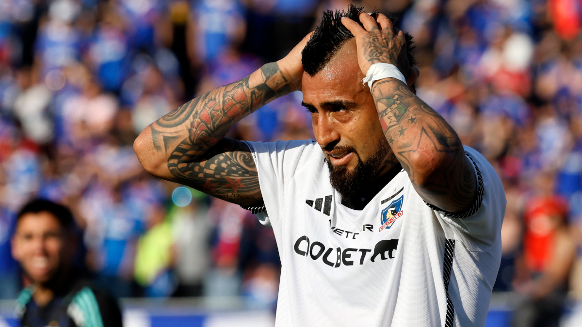 ¡No lo podía creer! Así reaccionó Arturo Vidal al gol que le costó la derrota a Colo Colo ante Wanderers