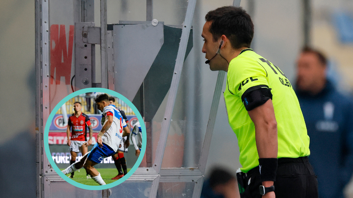 “Lo venía tomando”: La actuación del VAR en uno de los penales de U. Católica vs Limache