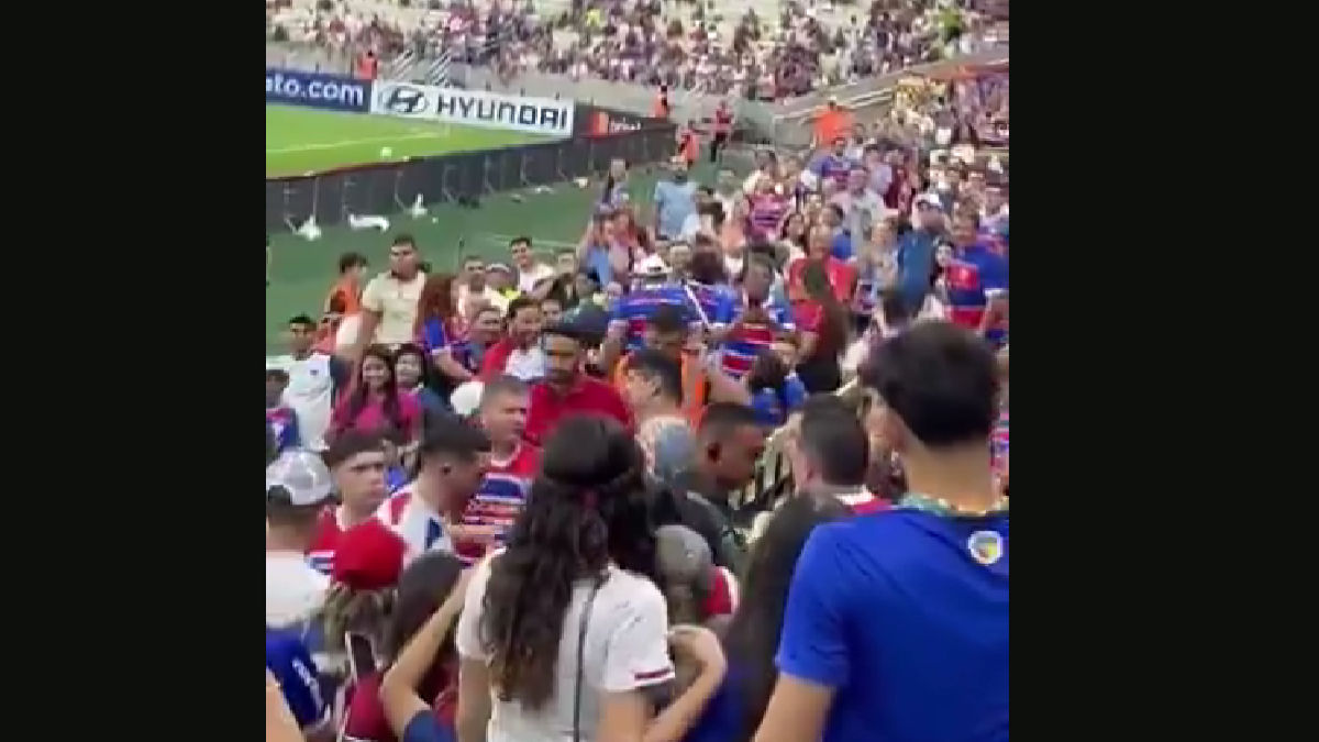 Hinchas de Fortaleza agredieron a colocolinos que lograron infiltrarse en el Arena Castelao