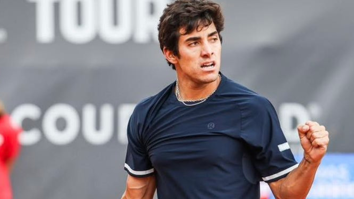 Cristian Garin debutó con gran autoridad en el Challenger de Oeiras