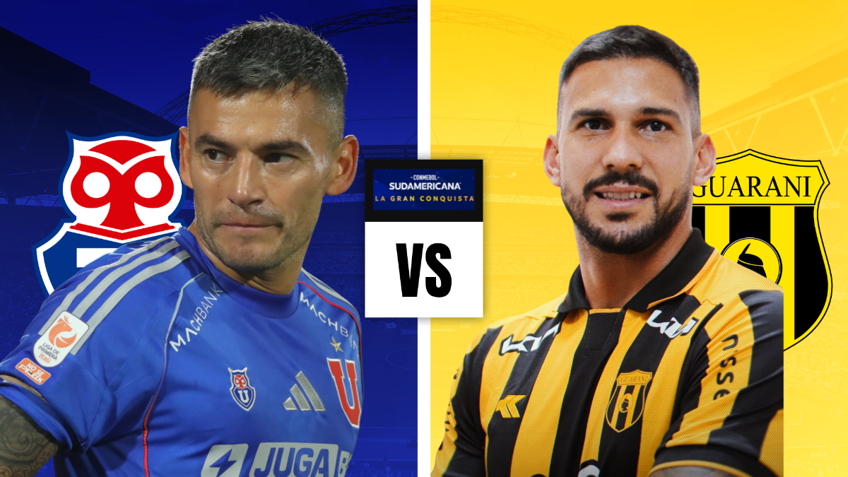 U de Chile vs Guaraní en vivo: Cuándo, a qué hora y dónde ver el partido por la Copa Sudamericana 2025