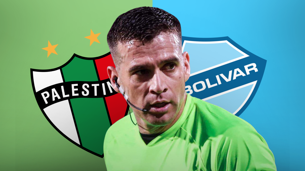 ¿Quién es Derlis López, el árbitro de Palestino vs Bolívar por Copa Sudamericana 2025?