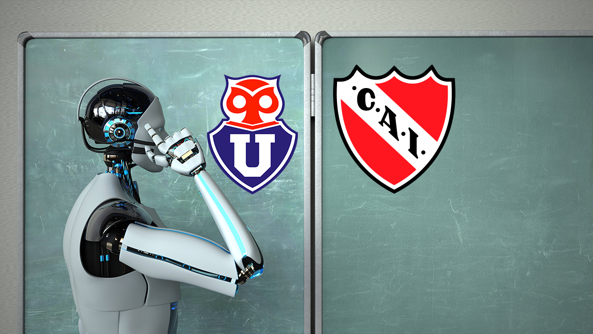 Así le irá a U de Chile vs Independiente por Copa Sudamericana, según la IA