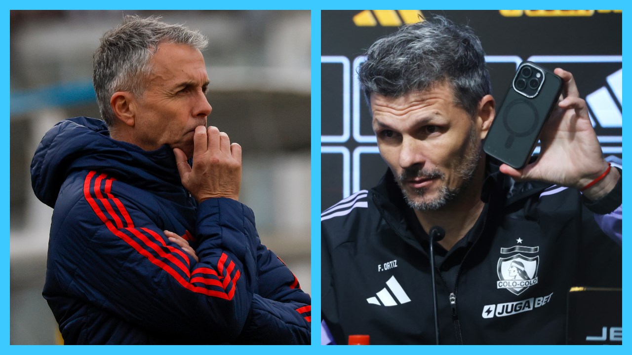 Filtran llamada de Álvarez a Ortiz: el gesto del DT de U de Chile con el entrenador de Colo Colo