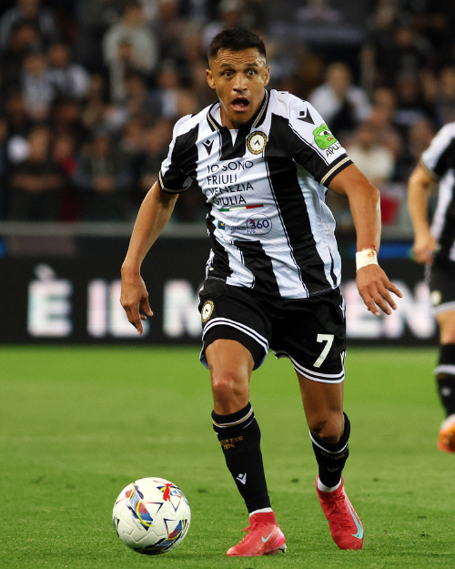 Alexis Sánchez y la distante despedida que le dedicó Udinese en redes