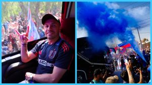 ¡Emotivo! Hinchas de la U llegaron en masa a despedir al equipo antes del decisivo duelo ante Lanús