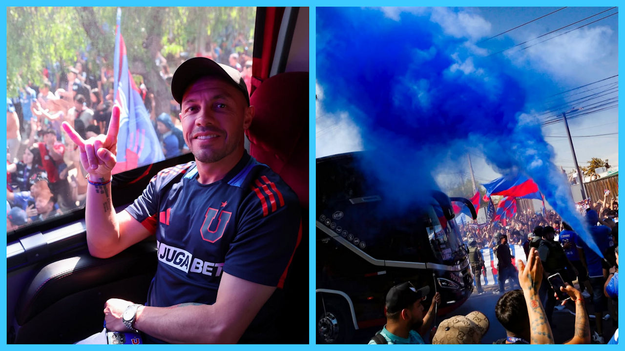 ¡Emotivo! Hinchas de la U llegaron en masa a despedir al equipo antes del decisivo duelo ante Lanús