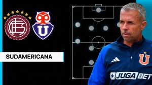 Optimismo y fe: La formación de la U de Chile para enfrentar a Lanús por Copa Sudamericana