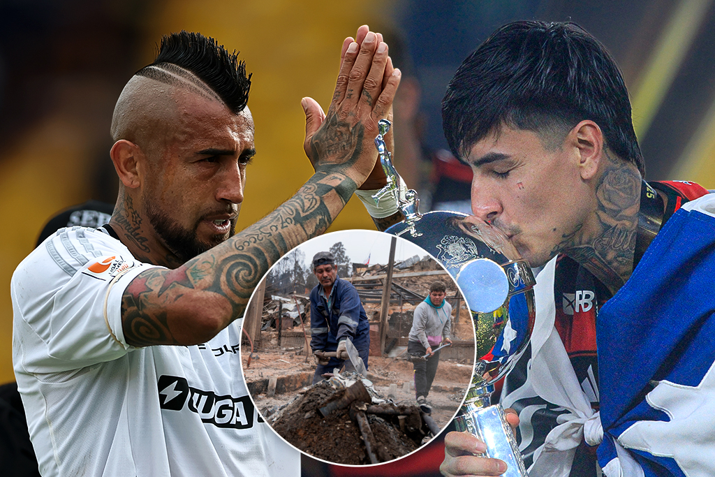 ¡Gigantes! Vidal y Pulgar sacan aplausos por millonaria donación a damnificados por incendios en el sur