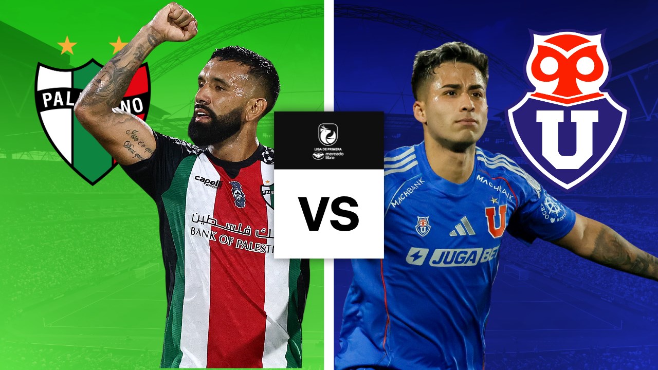 ¿Quién transmite Palestino vs U de Chile? Horario, canal y cómo ver EN VIVO en el Campeonato Nacional 2026