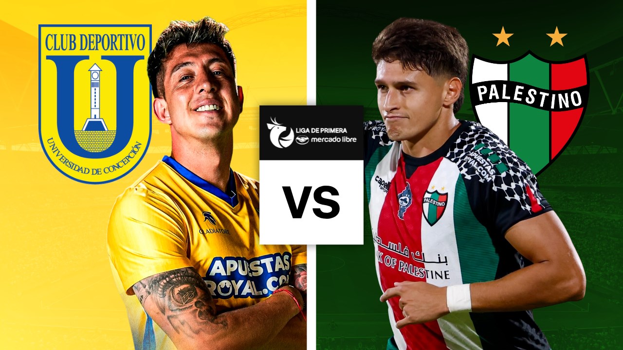 ¿Quién transmite U de Concepción vs Palestino? Horario, canal y cómo ver EN VIVO el Campeonato Nacional 2026