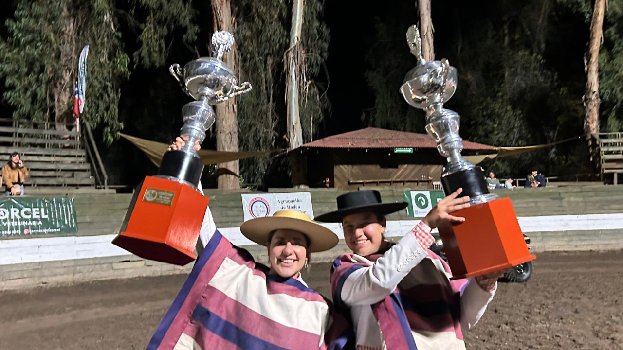 Josefina Easton y Josefina Lepez conquistaron el XIV Campeonato Nacional de Rodeo Femenino