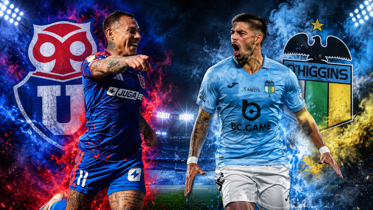 ¿Quién transmite U de Chile vs O’Higgins? Horario, canal de TV y cómo ver EN VIVO por el Campeonato Nacional 2026