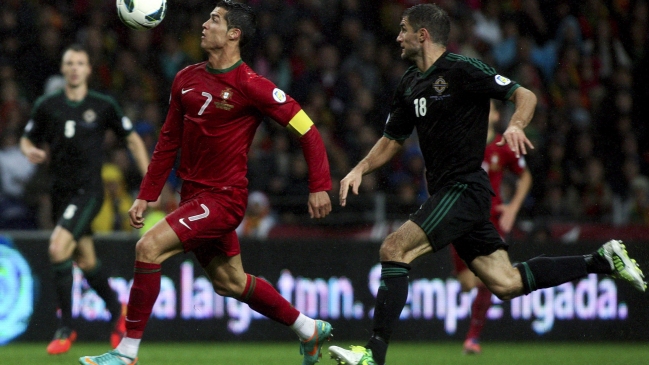 Portugal empató con Irlanda del Norte en el partido 100 de Cristiano Ronaldo