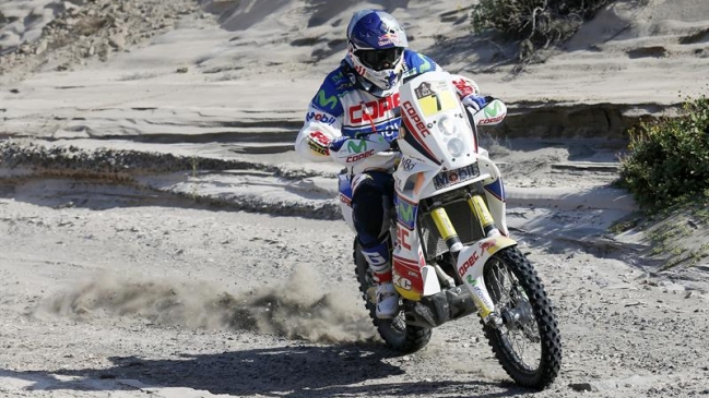 Francisco López perdió minutos importantes en octava etapa del Rally Dakar