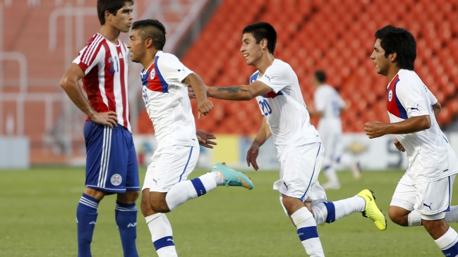 Chile aseguró el primer lugar del grupo A del sub 20 tras vencer a Paraguay