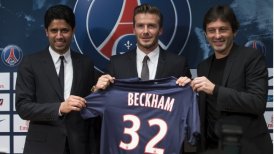 David Bechkam fue presentando como nuevo refuerzo de Paris Saint Germain