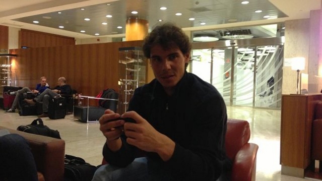 Rafael Nadal ya se encuentra en Chile
