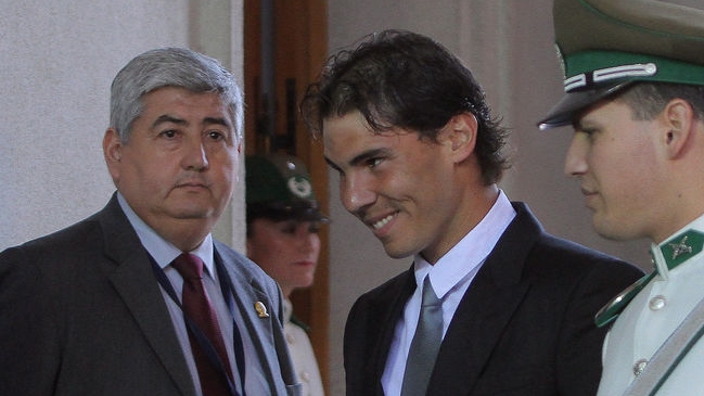 Rafael Nadal se reunió con el Presidente Piñera en La Moneda