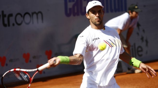 Santiago Giraldo fue el primero en celebrar en el cuadro del ATP de Viña