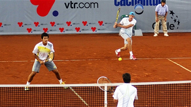 Garín y Jarry dieron pelea en su estreno en el dobles del ATP de Viña