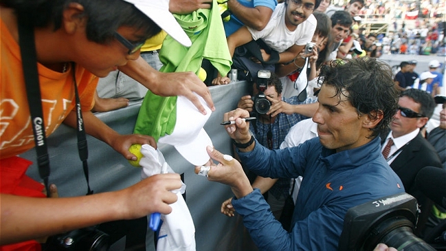 Rafael Nadal: Me siento como un chileno más