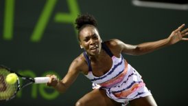 Venus Williams debió retirarse del Masters de Miami por una lesión