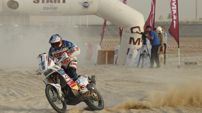 Francisco López ganó la segunda etapa del Rally de Qatar