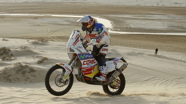 Francisco López escaló un lugar en la clasificación general del Rally de Qatar