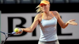 Maria Sharapova se retiró por gripe en Roma