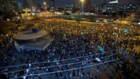 Masivas manifestaciones se registran en Brasilia y Río de Janeiro