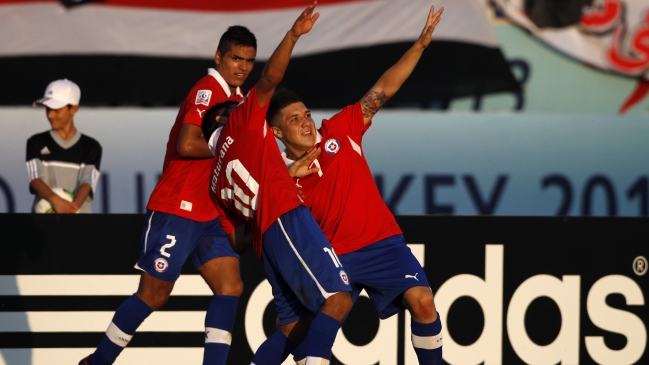 Chile debutó con un triunfo sobre Egipto en el Mundial sub 20