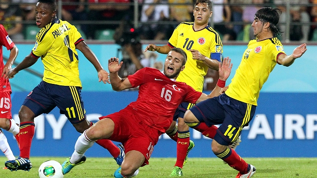 Colombia derribó a Turquía y pasó a liderar su grupo en el Mundial Sub 20