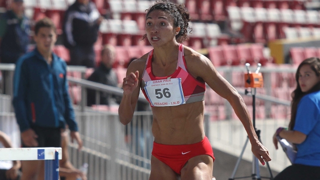 Macarena Reyes obtuvo histórica medalla de oro en salto largo en el Sudamericano